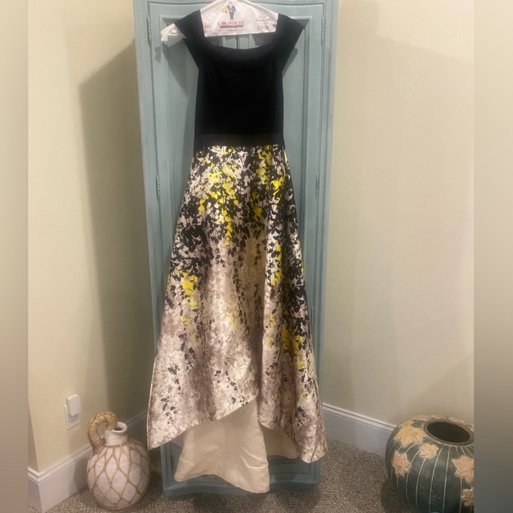 Gorgeous Theia Off the Shoulder Ballgown